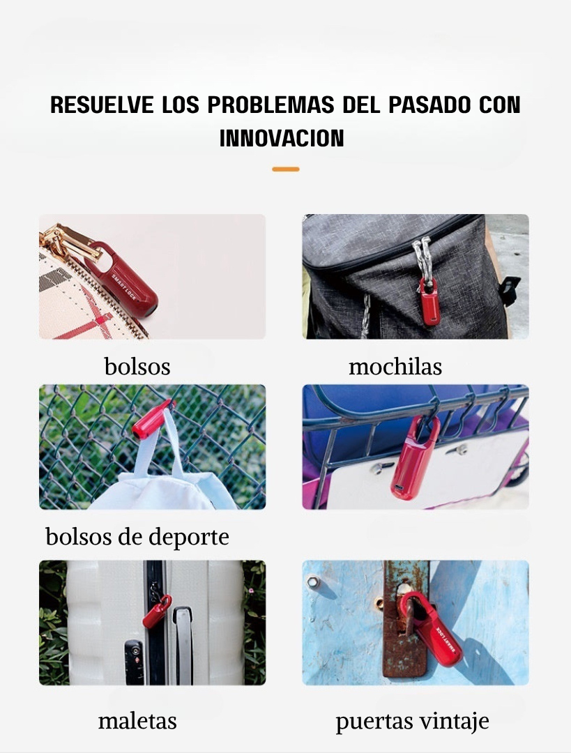 Candado inteligente para maletas