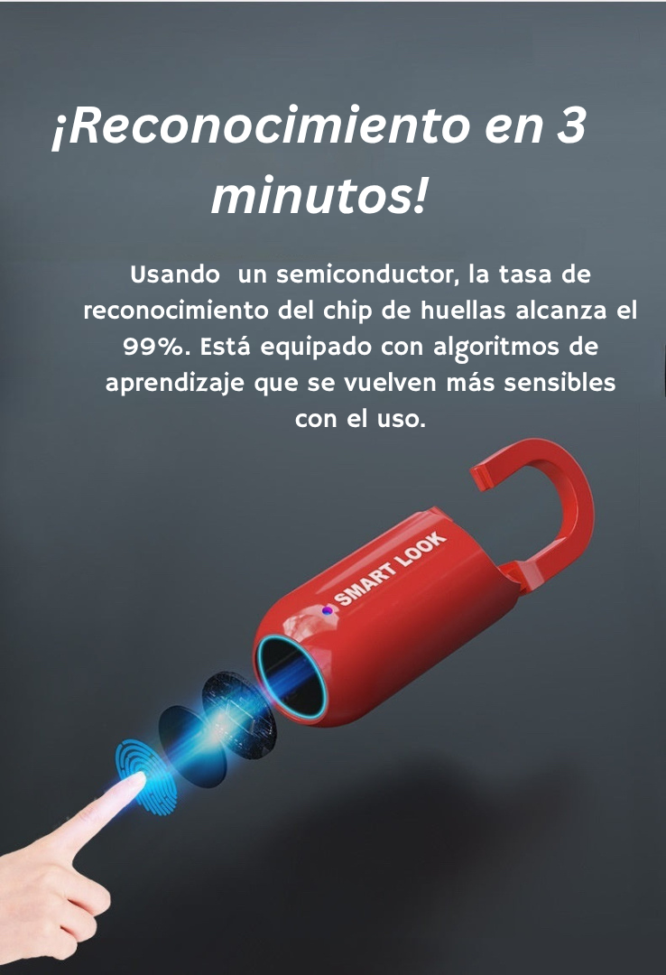 Candado inteligente para maletas